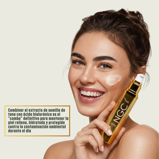 CRMA FACIAL NGC CON ESTRACTO DE SEMILLA DE TUNA + ÁCIDO HIALURONICO