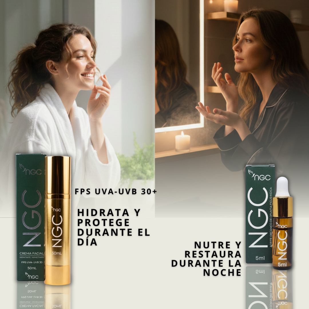 CRMA FACIAL NGC CON ESTRACTO DE SEMILLA DE TUNA + ÁCIDO HIALURONICO